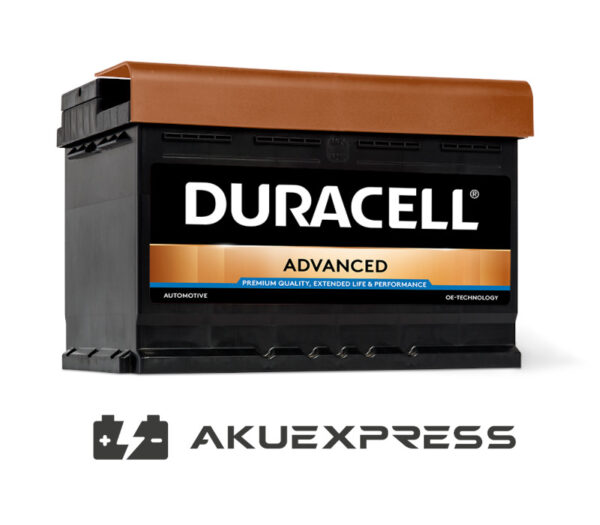 Akumulator Duracell 72Ah 680A da72