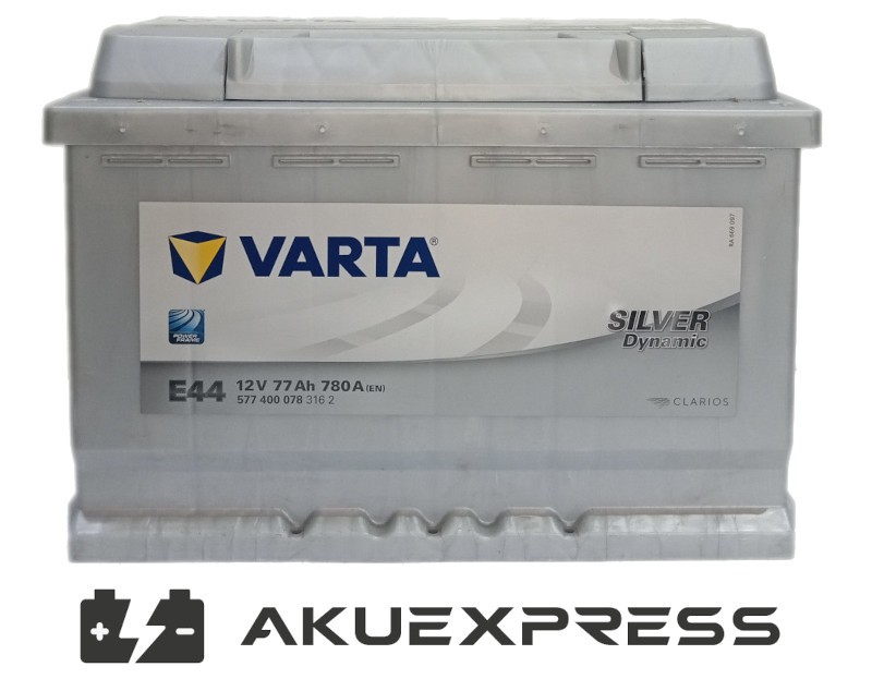Akumulator Varta Silver Dynamic E44 77Ah 780A